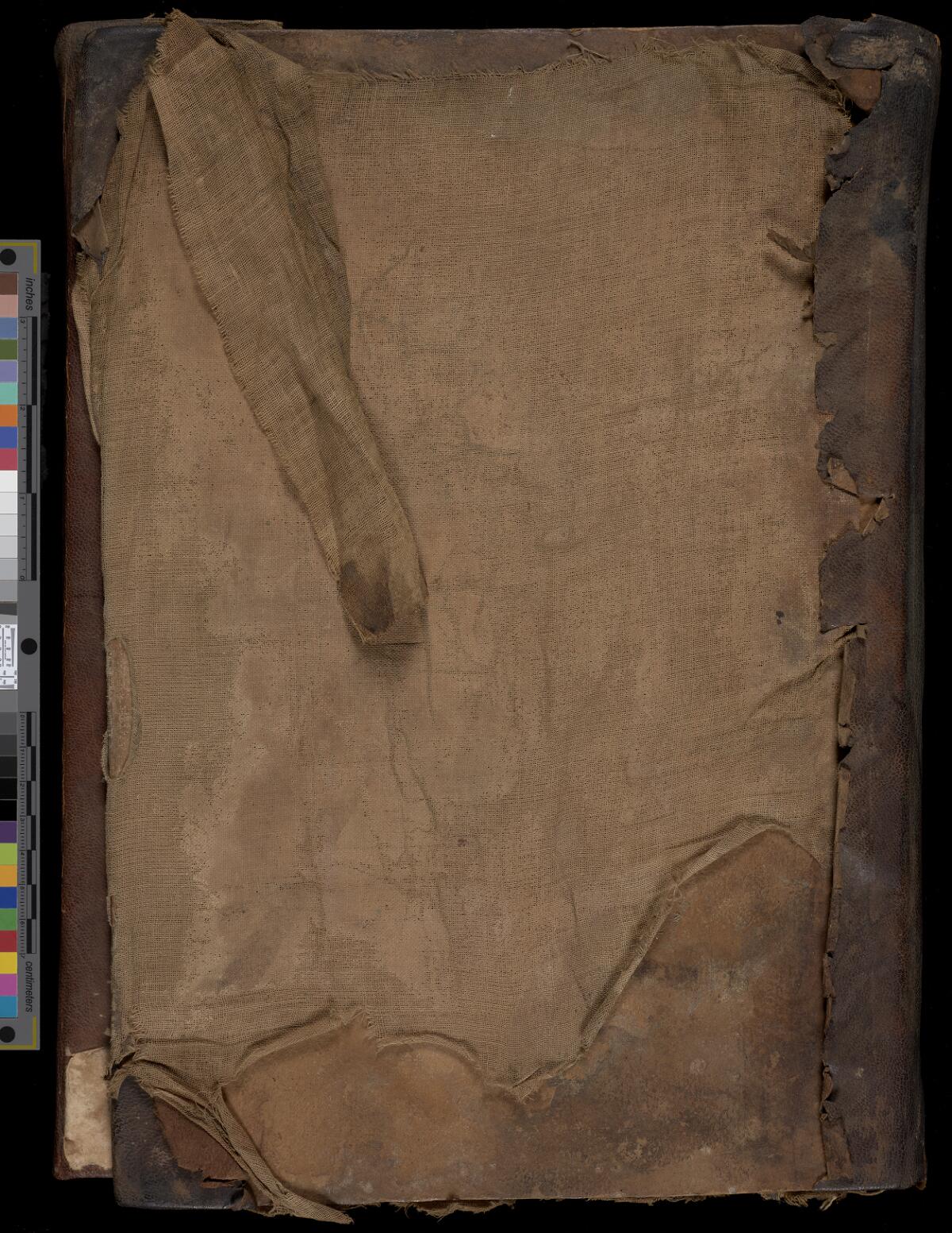 Front cover, Gaster Samaritan Pentateuch (MS Add 1)