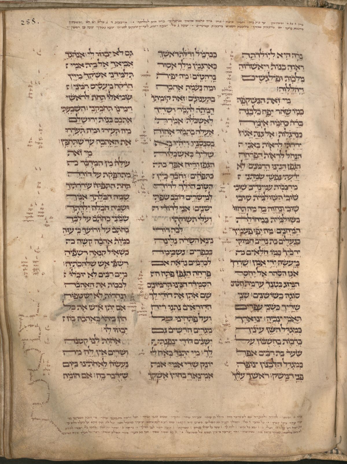 Song of Songs 7:1 in the Munich Cod. hebr. 2 (Pentateuch, Scrolls, and Haftarot), folio p521